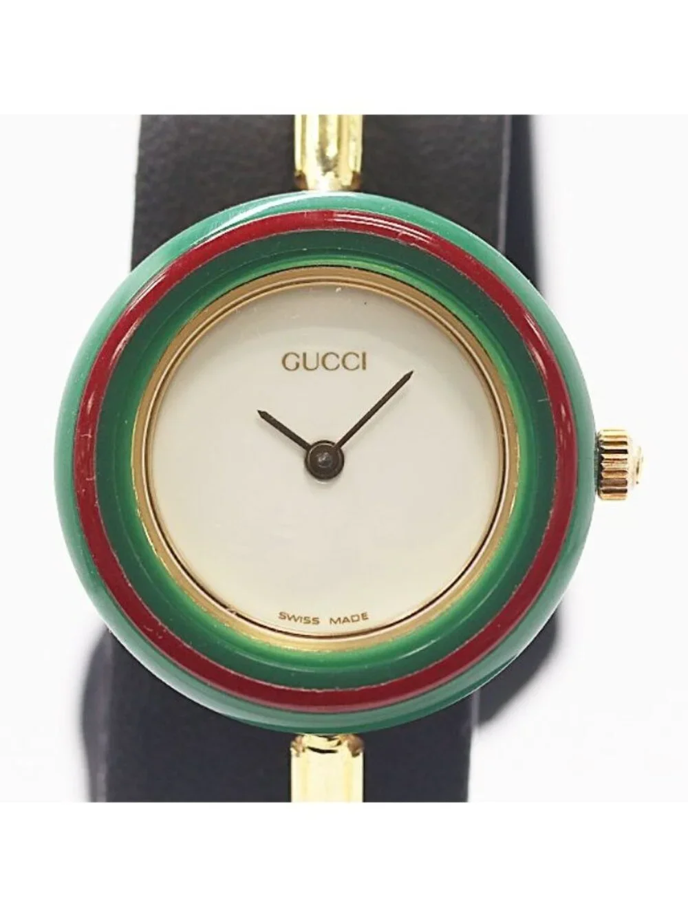 Gucci Change Bezel 11 12.2 Quartz White Dial Watch